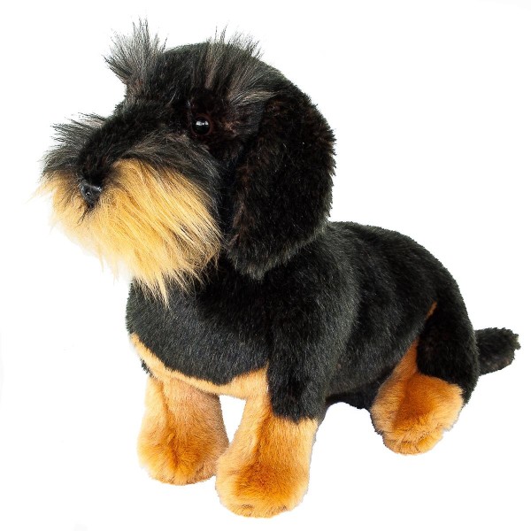 Rauhaardackel Kuscheltier Waldi 28 cm Uni-Toys