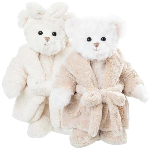 Bukowski Teddybär Sir Hamilton mit Bademantel 40 cm Plüschteddybär