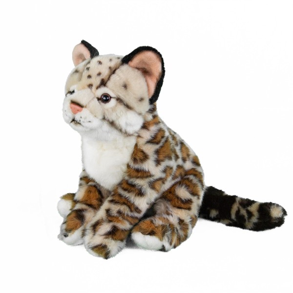 Kuscheltier Bengalische Katze sitzend 28 cm Plüschtier