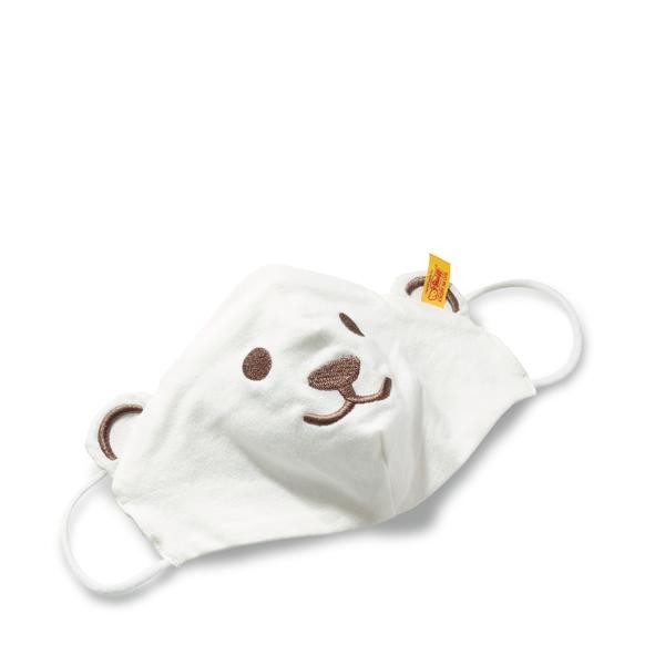 Steiff Mund-Nase-Maske Teddybär weiss (Kinder)