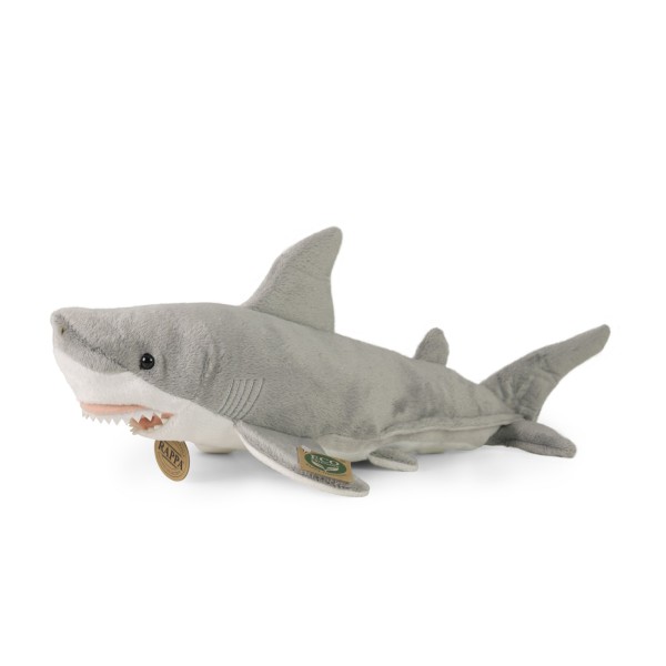 Kuscheltier Hai grau/weiß 38 cm Fisch