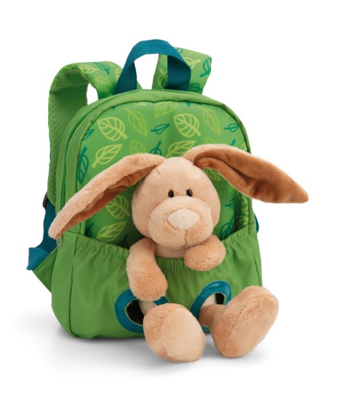 Nici Rucksack mit Plüschtier Hase 26 cm