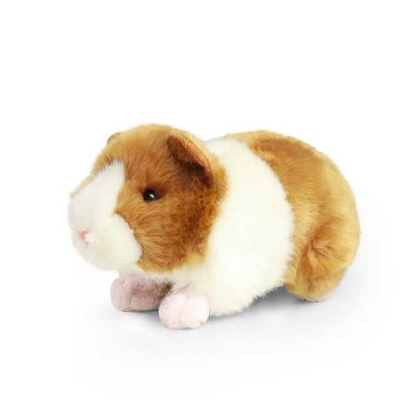 Kuscheltier Meerschweinchen weiß/braun 20 cm Plüschmeerschweinchen