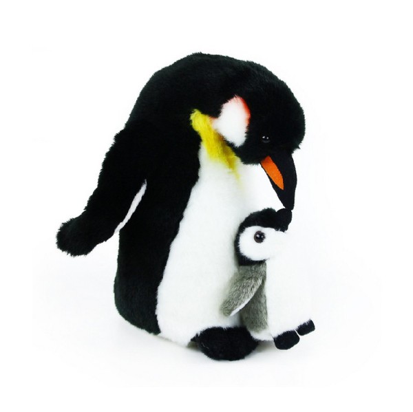 Pinguin mit Baby 20 cm Kuscheltier