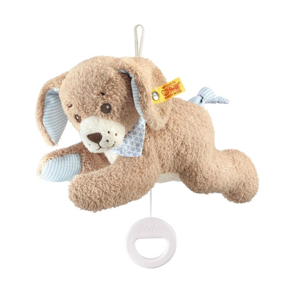 Steiff Spieluhr Gute-Nacht-Hund beige 22 cm 239700