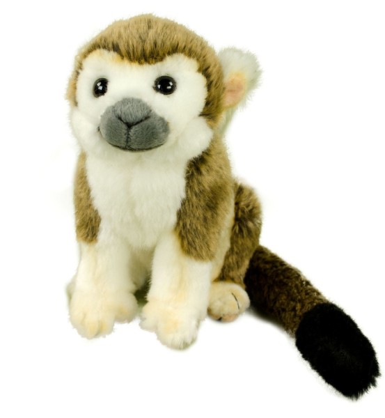 Kuscheltier Totenkopfäffchen 16 cm (ohne Schwanz) Uni-Toys