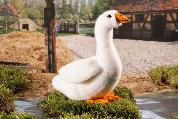 Kösen Gans weiß 18 cm Stofftier