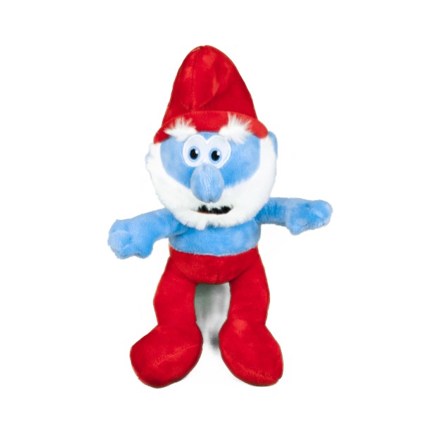 Kuscheltier Papa Schlumpf rot/blau/weiß 20 cm Plüschschlumpf